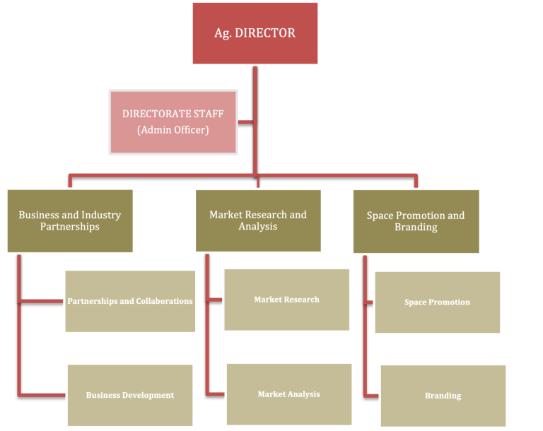 Organogram of Space Enterprise Department